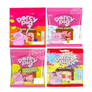 Front: Marks & Spencer Percy Pigs Candy Range