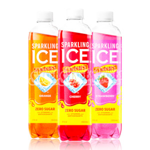 Front: Sparkling Ice Starburst Zero Sugar Drink 502.8ml