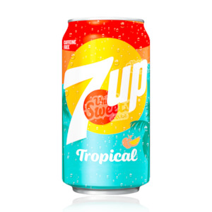 Front: 7up Tropical 355ml