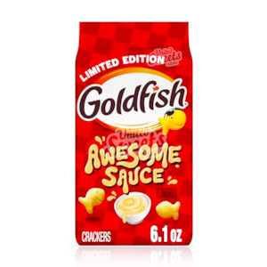 Goldfish Cheez Its: Goldfish Awesome Sauce Flavor 173g (Limited Edition)