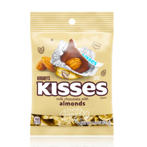 Hershey's Kisses Milk Chocolate With Almonds 127g
