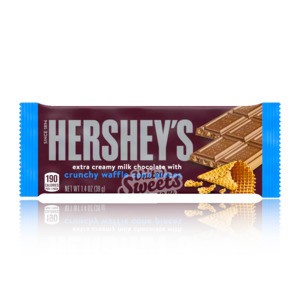 Products: HERSHEY'S Milk Chocolate with Crunchy Waffle Cone 39g
