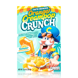 No Gift Boxes Cards: Cap’n Crunch Orange Cream Pop 360g