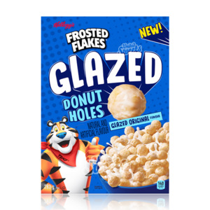 No Gift Boxes Cards: Kellogg's Frosted Flakes Glazed Donut Holes 283g
