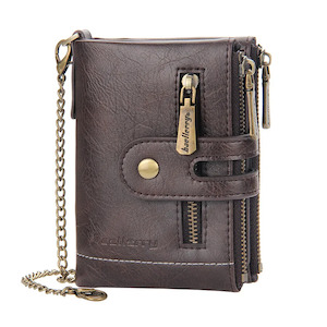 Buy New Genuine Leather Retro wallet for Men's - Black