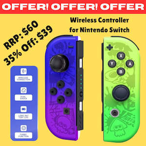 Wireless Controller for Nintendo Switch (Purple-Green)