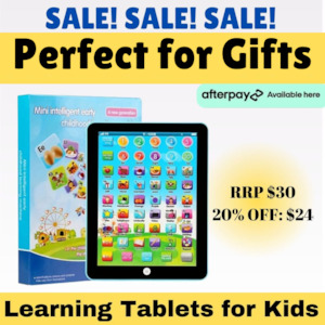 Tv Entertainment: Learning Tablets for Kids - Blue