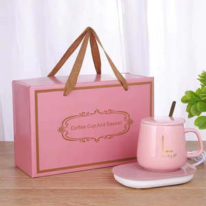 Frontpage: USB Ceramic Cup Mug set-Constant Temprature Cup with Heating Coaster