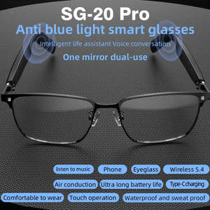 Frontpage: AI Smart Bluetooth Glass with Music Speaker, UV Protection - For Travel & Business