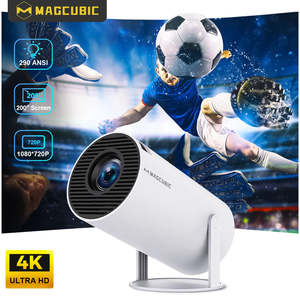 Audio: MAGCUBIC Projector HY300 PRO 4K Android 11 Dual Wifi6 290ANSI Allwinner H713 BT5.0 1080P 1280*720P Home Cinema Outdoor Projetor