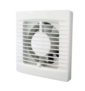 Bathroom: MANROSE AXIAL SELV WALL OR CEILING FAN, STANDARD PROFILE - 3 SIZES AVAILABLE