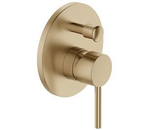 ELEMENTI UNO DIVERTER MIXER - BRUSHED BRASS