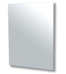 Mirrors: Polished Edge Rectangle Mirror with Hidden Fittings - Precision