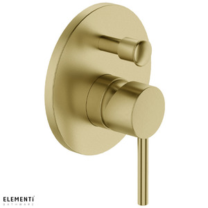 Elementi: Uno Diverter Mixer - Brushed Brass