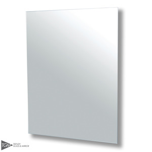 Mirrors: Polished Edge Rectangle Mirror with Hidden Fittings - Mirrox
