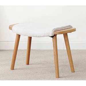 Berlin solid Oak Dressing Stool