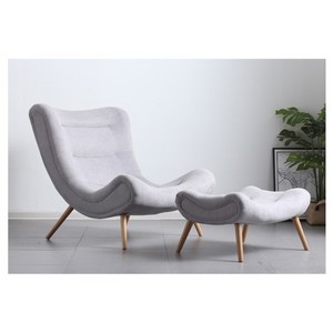 Snail Lazy Armchair with Footstool