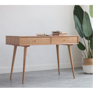 Products: natural solid oak study desk