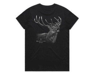 Women's Roaring Stag T-Shirt - Unjustified Risk