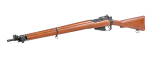 G G Gbb: G&G Gas Lee Enfield No.4 MK1 Green Gas Airsoft Sniper - Real Wood Version