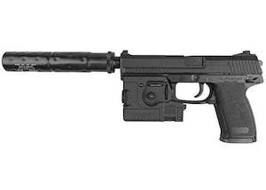Gas Gun Gbb: Tokyo Marui - SOCOM MK23 Fixed Slide Gas Pistol - Black