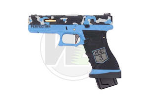 We Gbb: WE Glock 17 SECRET Ver. CAMO BLUE GBB Pistol