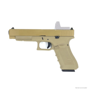 We Gbb: WE Glock 34 Gen 4 MOS GBB Pistol - Tan