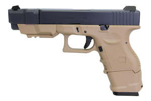 WE Glock 33 ADVANCE GBB Pistol - Two Tone