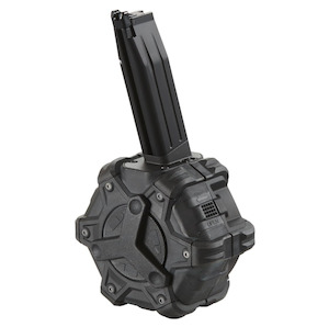 WE Hi-capa series/AW HX series GBB Drum mag - Black