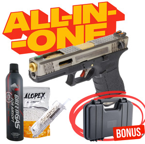 We Gbb: All-In-One / WE Glock 18 GBB Pistol