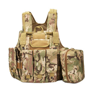 Vest: Airsoft Molle Tactical Strike Plate Carrier Vest - Multicam