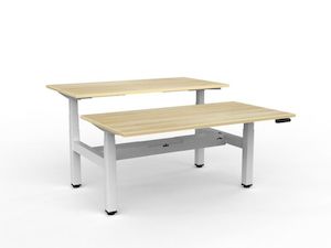 Shared Desking: Velocity Electric 3-Column Shared Desk - Standard