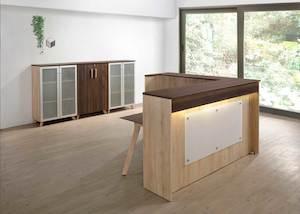 Rapid Dispatch Standing Fixed Height Desks: Copenhagen Reception Front