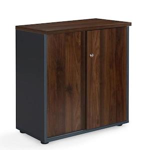 Rapid Dispatch Storage: Milan Cupboard Dark Oak/Dark Grey