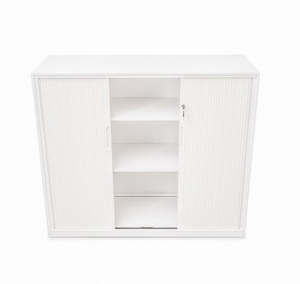 Cupboards: Proceed 3 Tier Tambour 1200 mm Wide