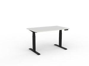Standing Desks: Velocity Electric 3-Column Individual Desk - Standard