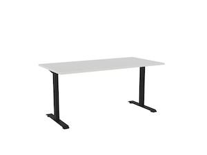 Haven Fixed Single Sided Desk - Rectangle Desktop