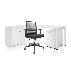 Ultimo Standard Metal Desk Bundle
