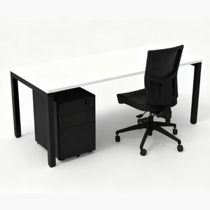 Cubit Metal Framed Desk Bundle