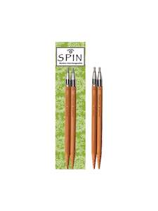 Needles And Hooks: ChiaoGoo SPIN Bamboo 5" (13cm) Interchangeable Circular Knitting Needle Tips (Choose your Size)