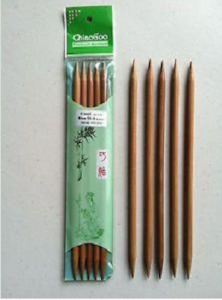 Needles And Hooks: CHIAOGOO BAMBOO DPN 6" (15cm) (Choose your size)