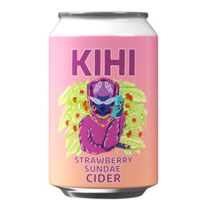 Cider: Kihi Strawberry Sundae Cider