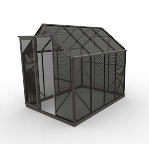 2m x 2.6m Shade House - Black Aluminium Mesh