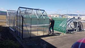 Backyard Poly-Glass 1.9m x 3.2m Greenhouse - Aluminium Framed
