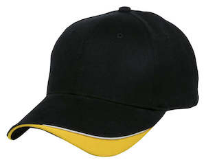 Baseball Caps: Signature Cap – Heavy Brushed Cotton, Contrast Trim, Velcro Fit