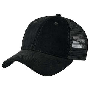 Premium Soft Mesh Cap – Cotton Front, Mesh Back, Contrast Sandwich Peak