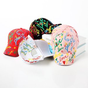 Kids Caps: Casual Graffiti Baseball Cap Kids Cap