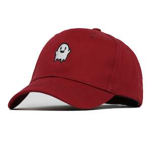 Embroidered Curled Dome Visor Cap