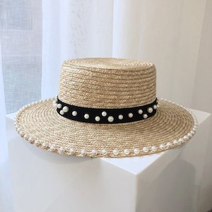 Straw Hats: Pearl Straw Hat