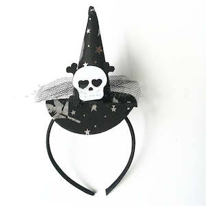 Halloween Witch Headband Spider Skull Witch Hat